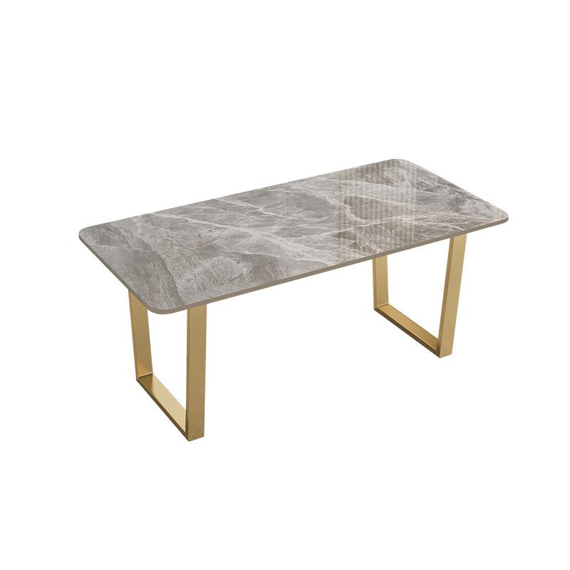 Glam Sintered Stone Dining Table Set 1/2/5/7 Pieces Dining Set for Home Use