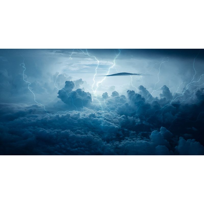 Decorative Photography Mural Wallpaper Colorful Sky Indoor Wall Mural