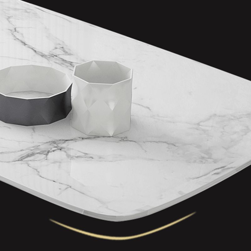 Glam 1/5/7 Pieces Dining Set Sintered Stone Dining Table for Home Use