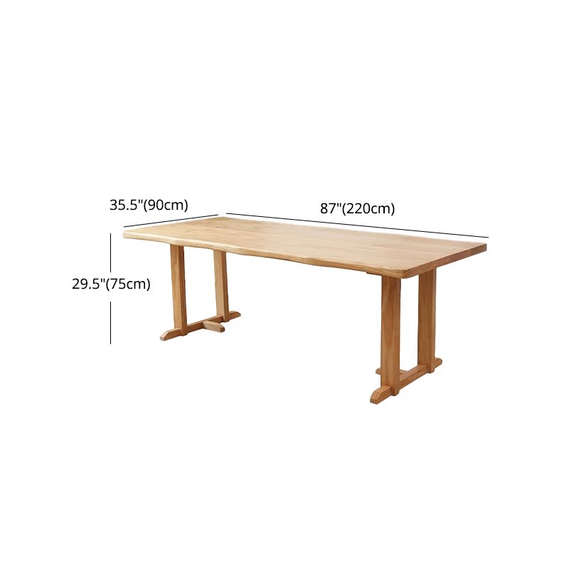 Modern 1/2/5/7 Pieces Dining Set Solid Wood Dining Table Set for Dining Areas