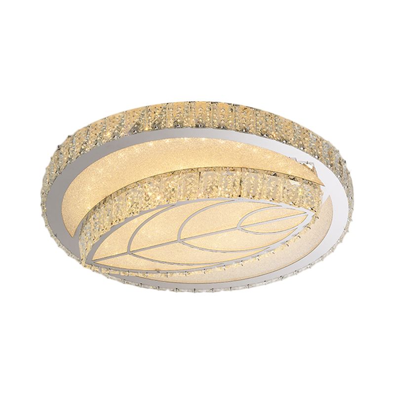 Licencia moderna/Circle Flush Light Bevel corte Glass Dormitorio Led Techo de LED montado en Chrome