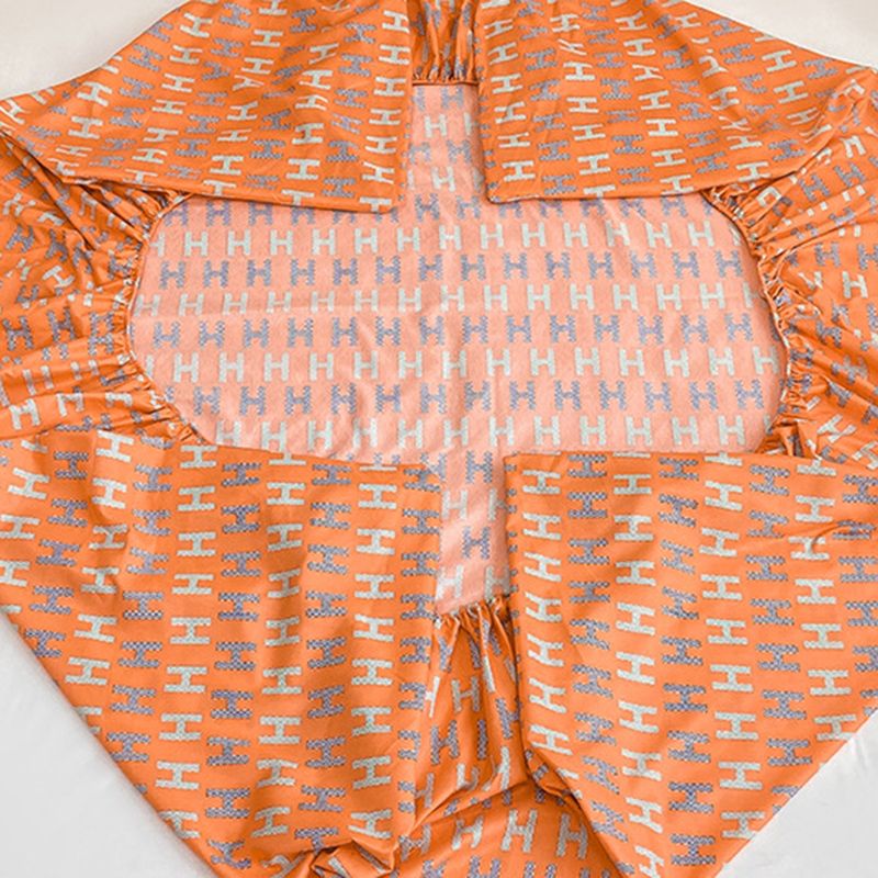 Twill Cotton Bed Sheet Set Breathable Sheet 1 Piece Fitted Sheet