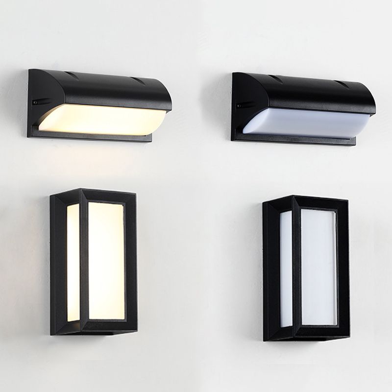 Lámpara de montaje de pared acrílica de 1 luce