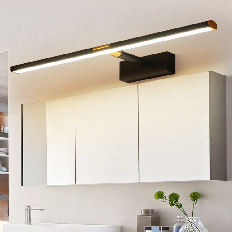 Éclairage d'éclairage mural linéaire noir