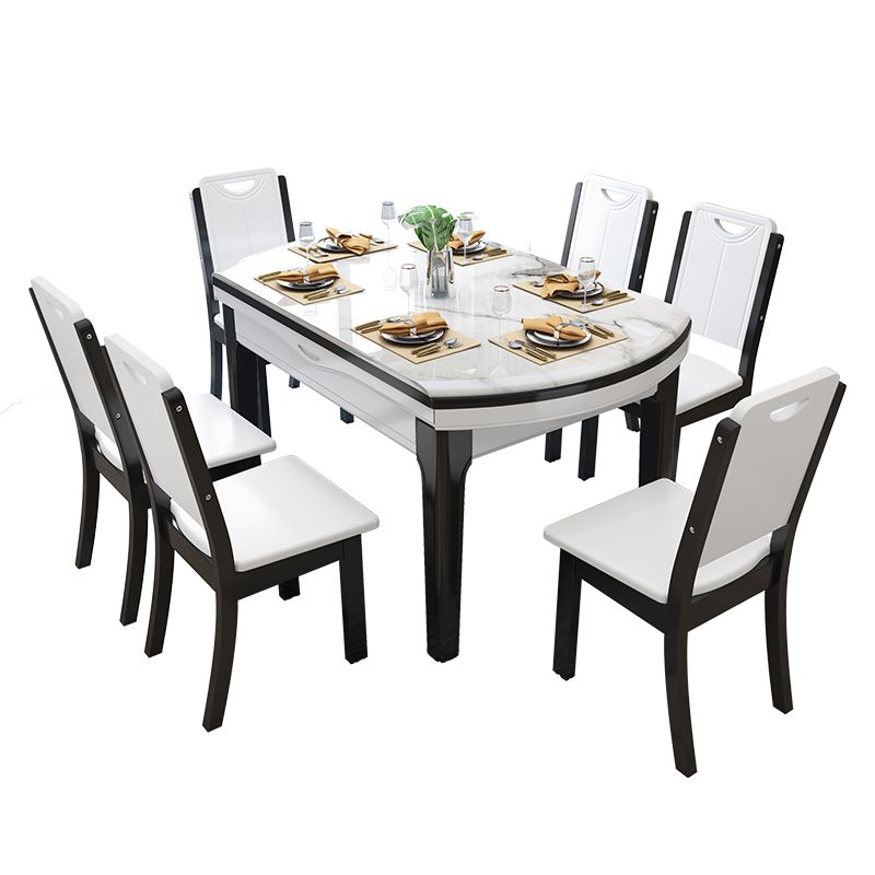 Sintered Stone Top Table 4 Legs Dining Table Home Kitchen Dinner