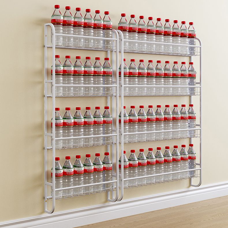 Modern Style Bookshelf Metal Wall Mounted Bookcase for Home Office