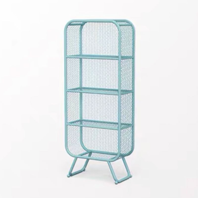 Iron Modern Standard Bookshelf Closed Back Vertical Bookcase for Home