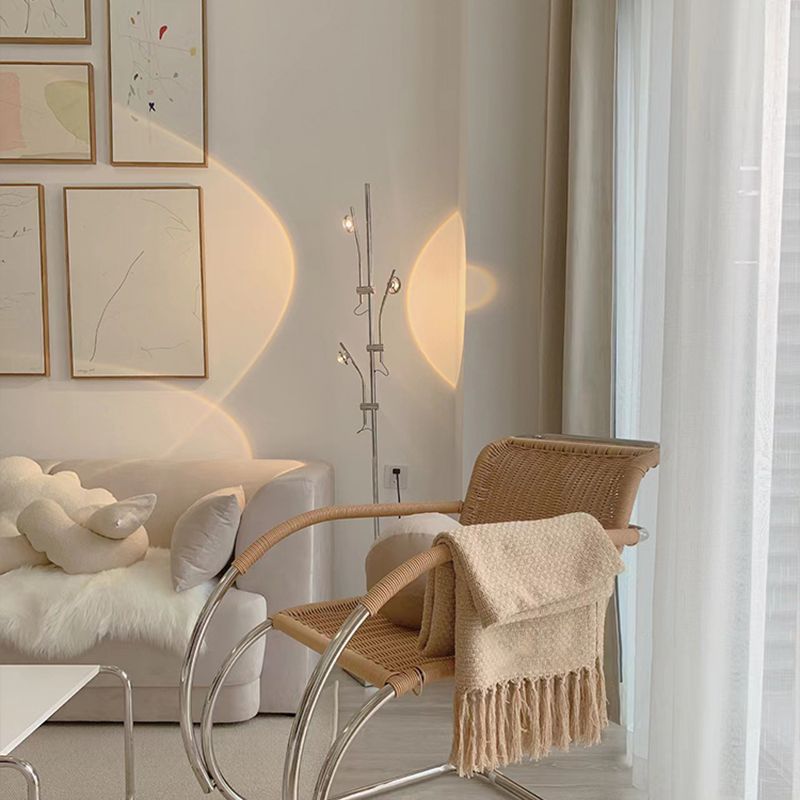 Modern Tree Shape Floor Lamp Metal Multi Light Floor Light for Living Room