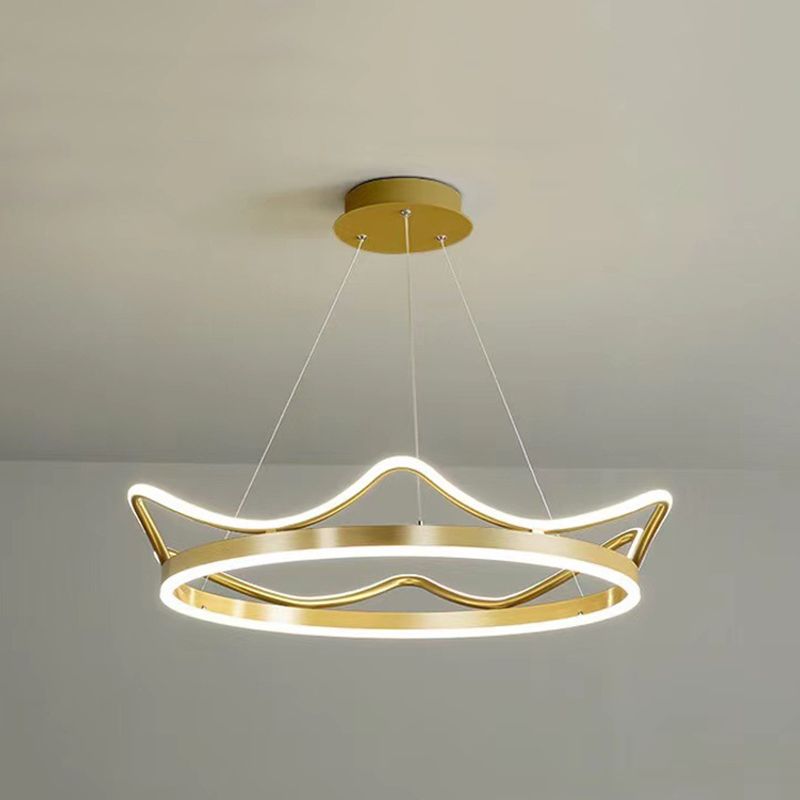 Ultra-moderne Kronleuchterleuchte Acrylhängelampe mit hängenden Kabel für Schlafzimmer