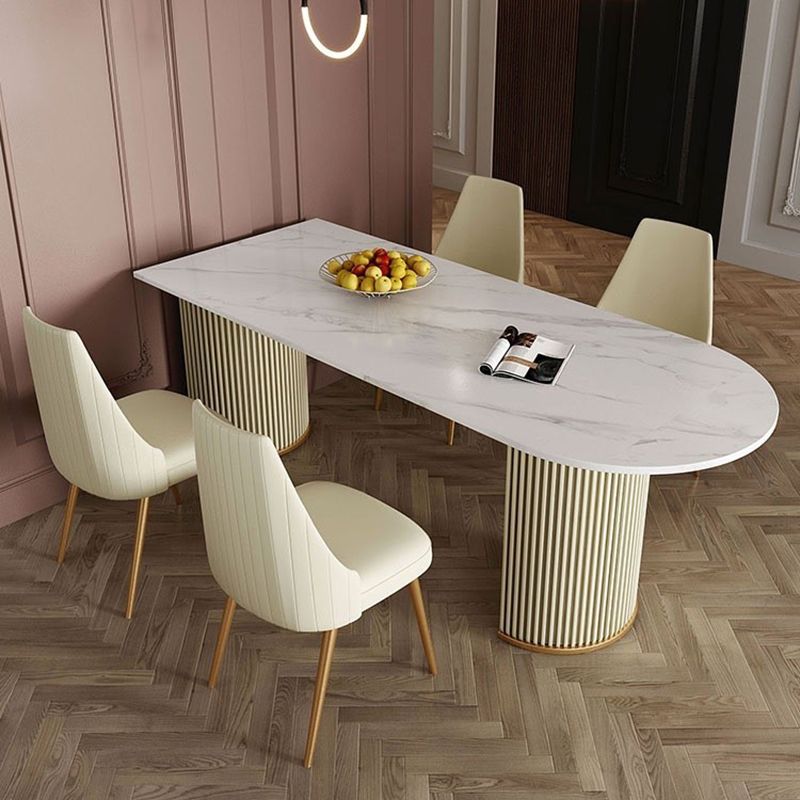 Free Form Home Dining Table Modern Dining Room Table of Sintered Stone