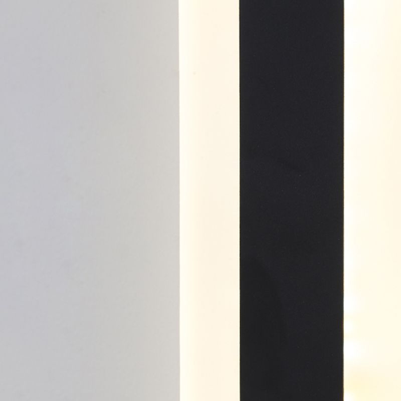 LED Line Shape Wall Sconce Light Modern Simple Style Long Strip Wall Mount Lamp for Indoor