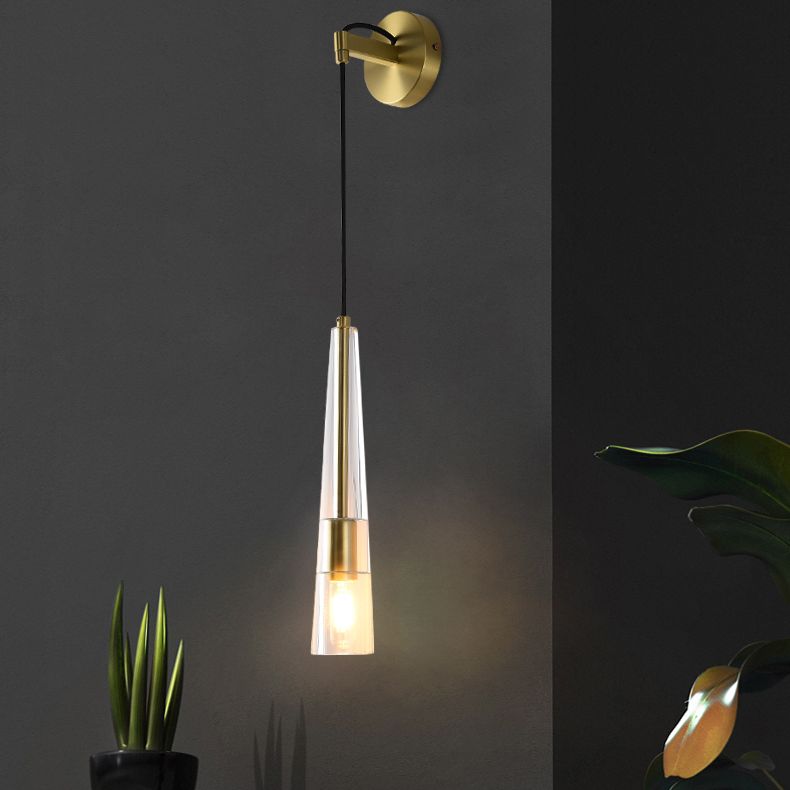 Lampade a parete triangolare di semplicità postmoderna Fissature per la parete per camera da letto