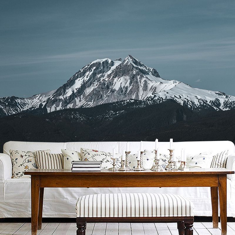 Majestic Mountains Mildew Resistant Wallpaper Photography Sleeping Room Wall Mural
