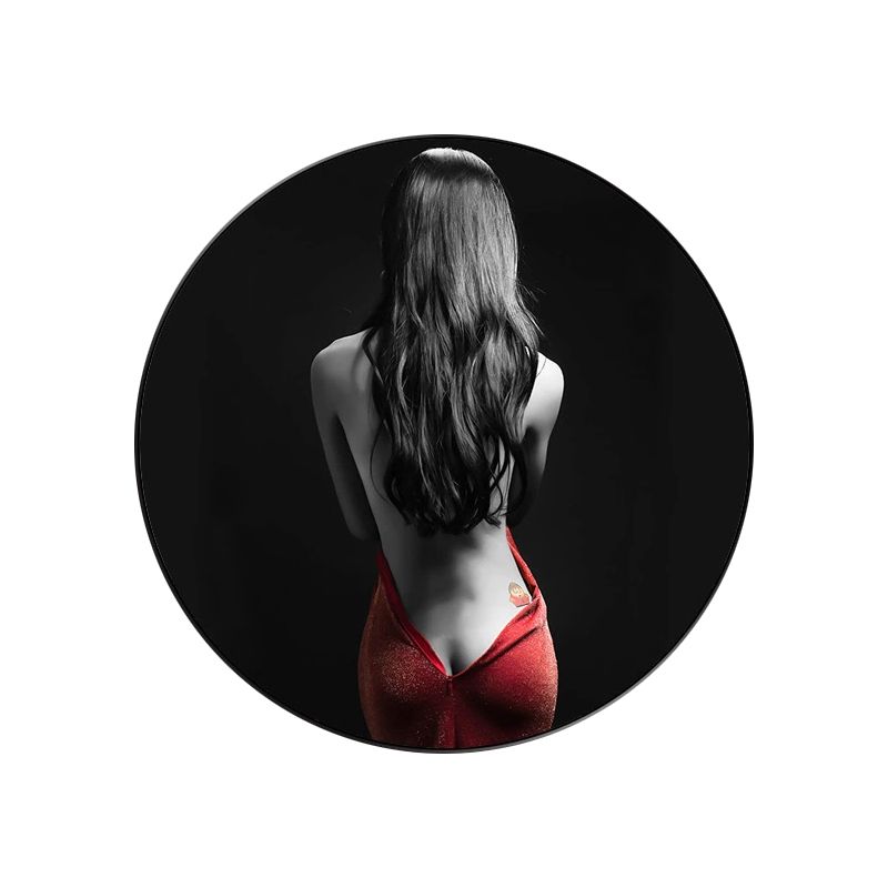 Modern Style Canvas Print Soft Color Trendy Girl Painting, Multiple Sizes Options