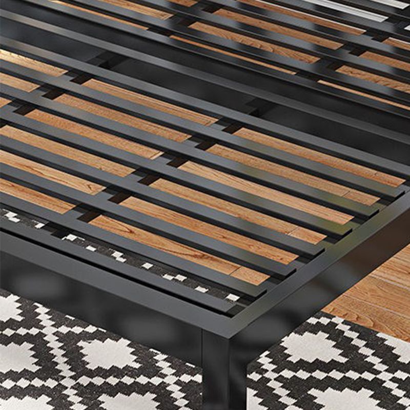Modernism Spindle Bed with Headboard and Footboard Metal Bed Frame