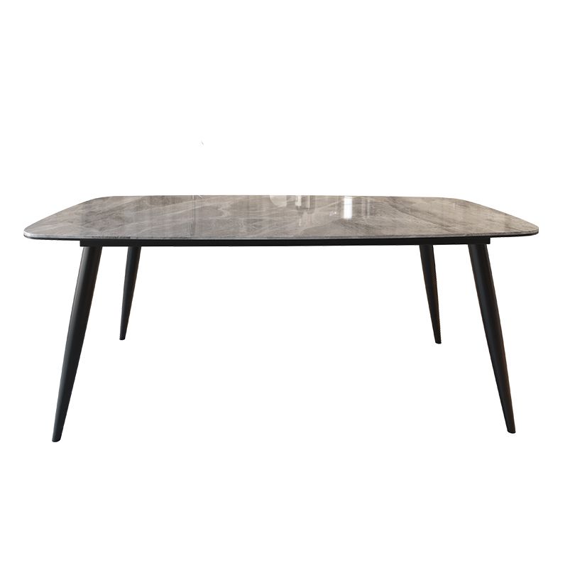 Modern 1/5/7 Pieces Dining Set Rectangle Sintered Stone Dining Table Set