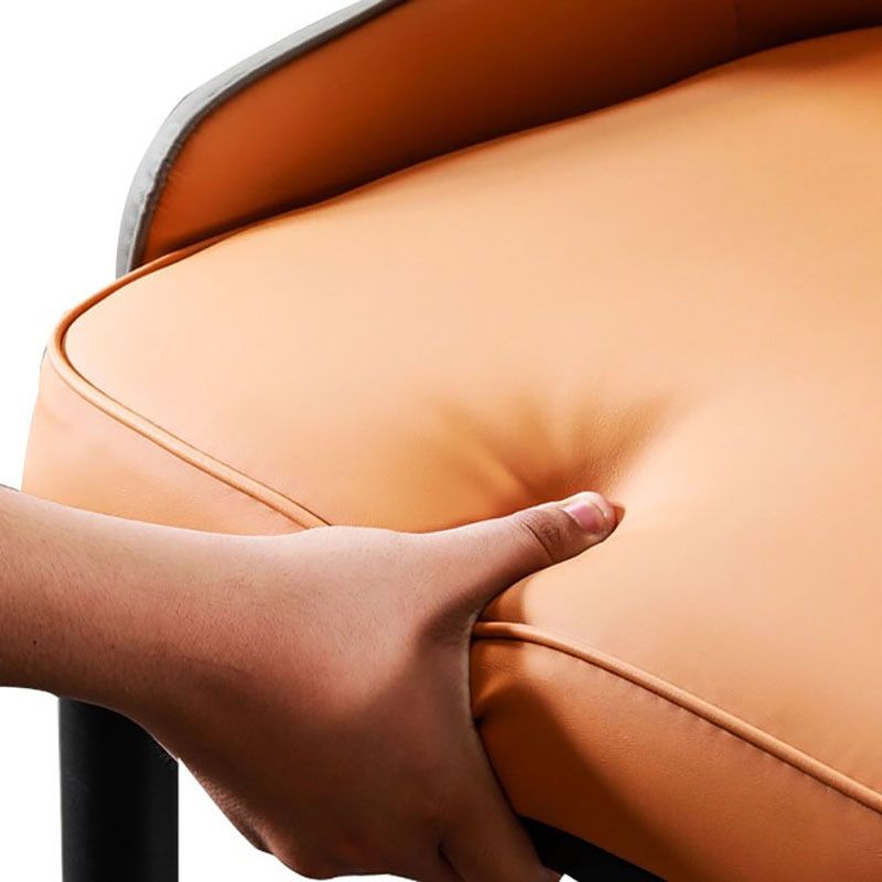 Scandinavische stijl gestoffeerde mantelstoelen stevige achterste achterstoelen voor de keuken voor keuken