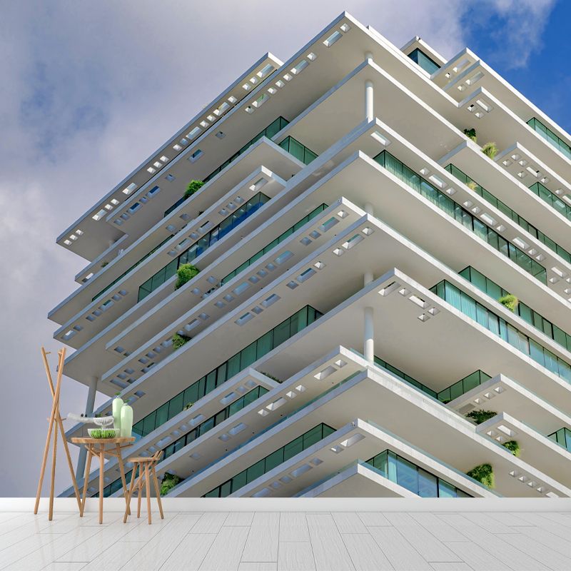 Construction Mural Moisture Resistant Wall Covering for Sitting Room Decoration