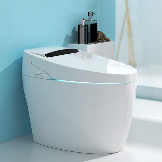 Modern One Piece Toilet Concealed Tank Toilet Bowl with Slow Close Seat for Washroom