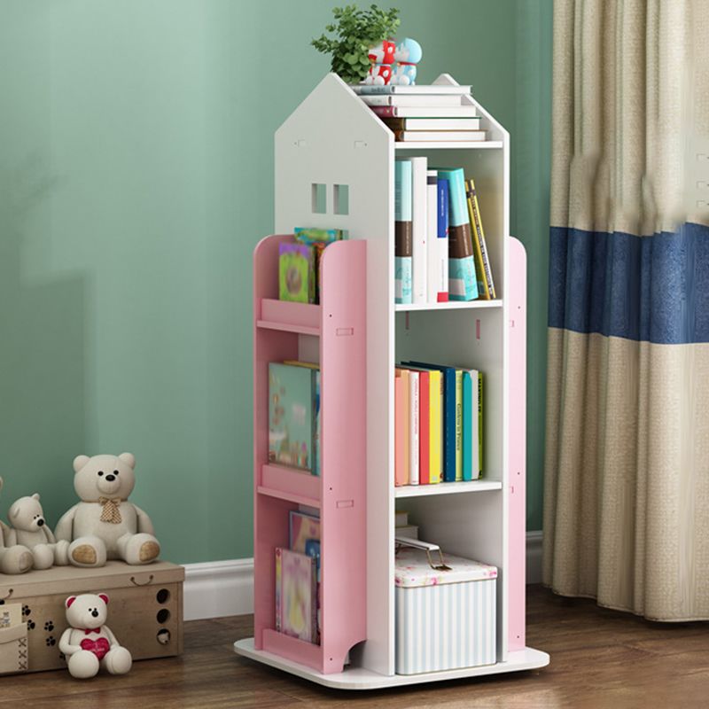 Scandinavian Open Back Standard Bookshelf Engineered Wood Bookcase