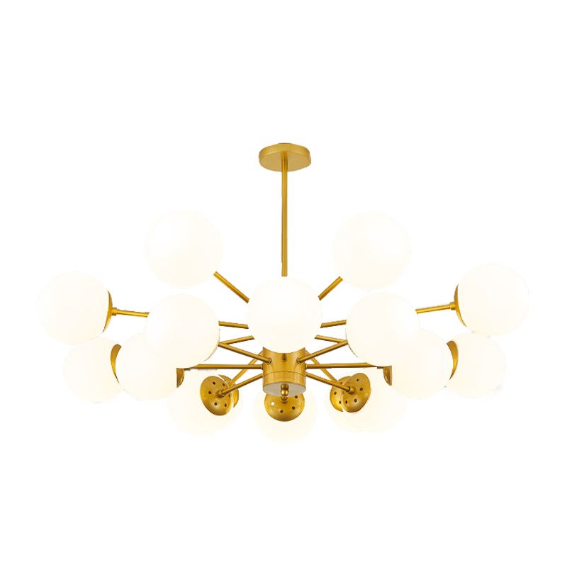 Globe Pendant Lights Modernism Glass Pendant Lighting Fixture for Living Room