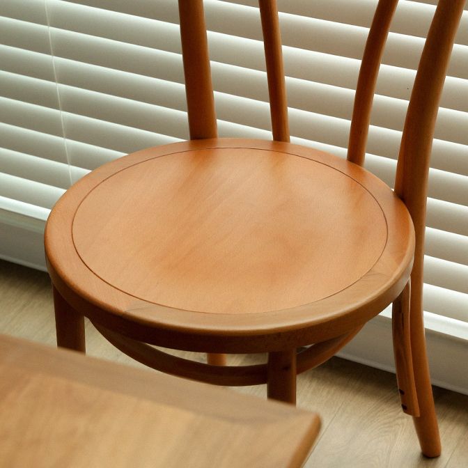 Eigentijdse stijl massieve houten stoel Windsor achterzijde keuken eetstoelen