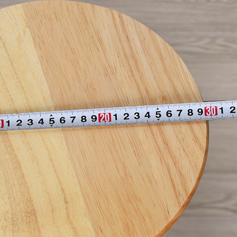 Light Wood Finish Counter & Bar Stools Modern Indoor Stools with 4 Legs