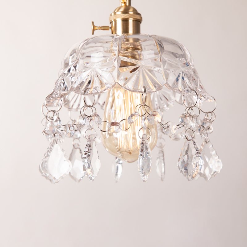 Modern Hanging Light Glass Shade Pendant Lighting Fixture for Sitting Room