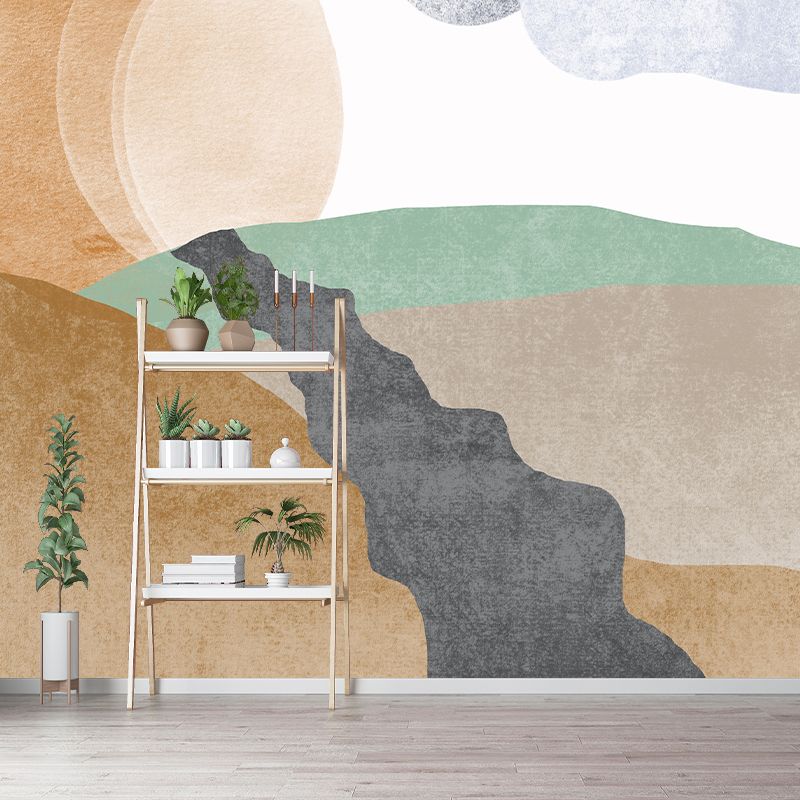 Abstract Illustration Mildew Resistant Mural Wallpaper Indoor Wall Mural