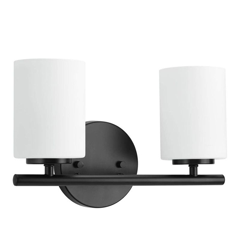 Cylinder Glass Shade Bath Sconce Post Modern Multi - Head Bathroom Vanity Lighting