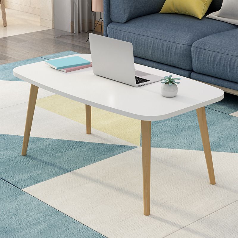 Modern Style Manufactured Wood Cocktail Table 4 Legs Coffee Table