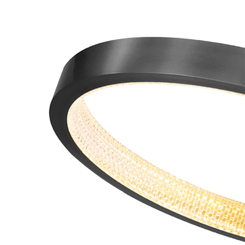 Modern Pendant Lighting Circle Chandelier Light Fixture Metal Orb Chandelier