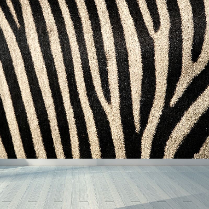 Dark Color Modern Wall Mural Decal Large Animal Print Wall Covering for Sitting Room