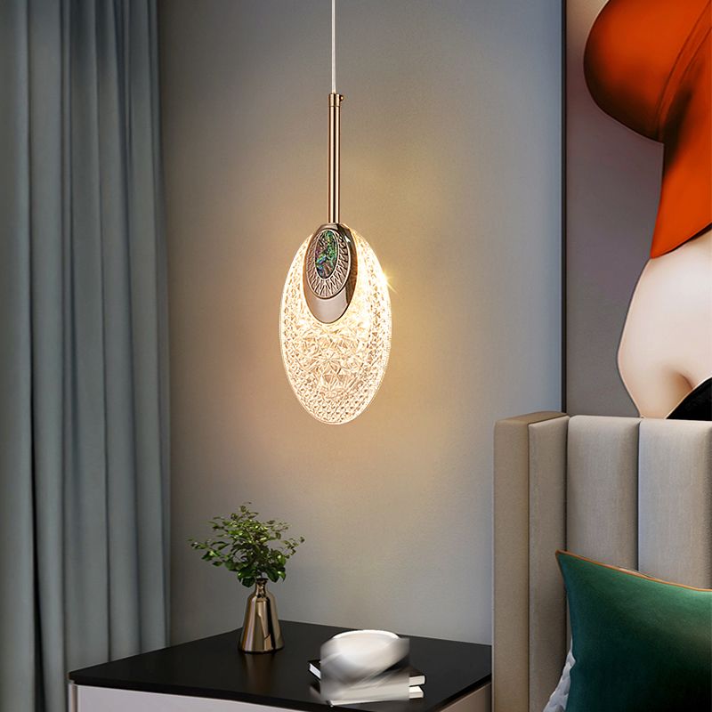 Modern Geometry Hanging Lights Metal Hanging Light Fixtures in Gold