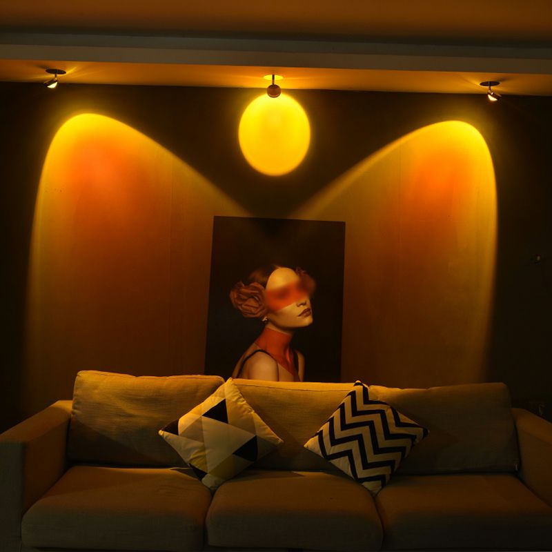 Moderner Stil Geometrischer Wandmontaglampe Metall Multi Lichter Leuchten in Silber in Silber