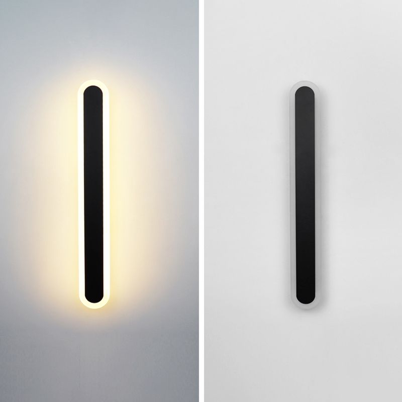 Apliques de pared lineal de metal estilo contemporáneo 1 apliques de luz de pared de luz para dormitorio de sala de estar