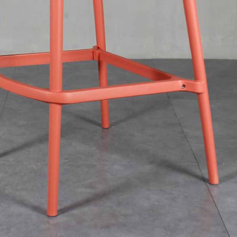 Moderno sgabello da bar in plastica da banco di backnatless.