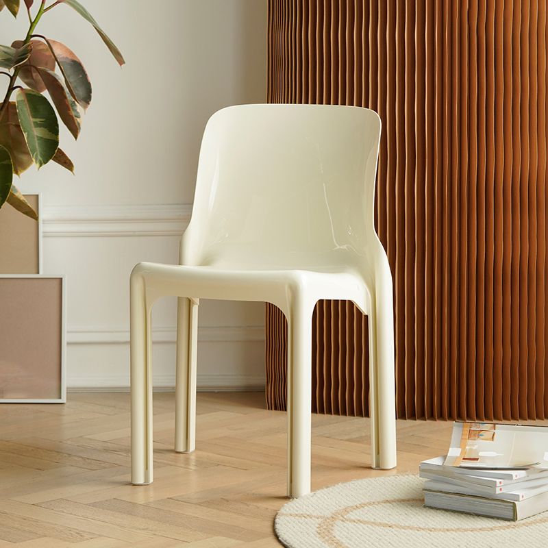Modern Style Side Chair Plastic Dining Chair for Living Room