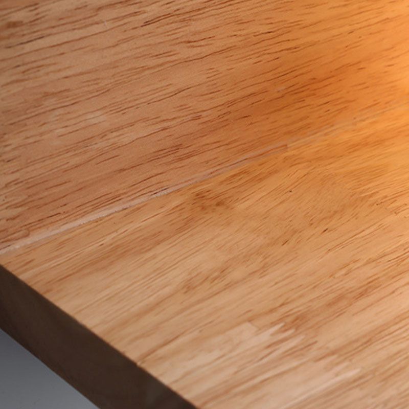 Lampada da parete rettangolare in legno in vetro minimalista moderno Pronzo da parete interno