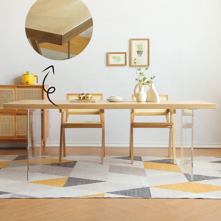 Modern 1/3/5 Pieces Dining Set Solid Wood Dining Furniture Set /Separate Items