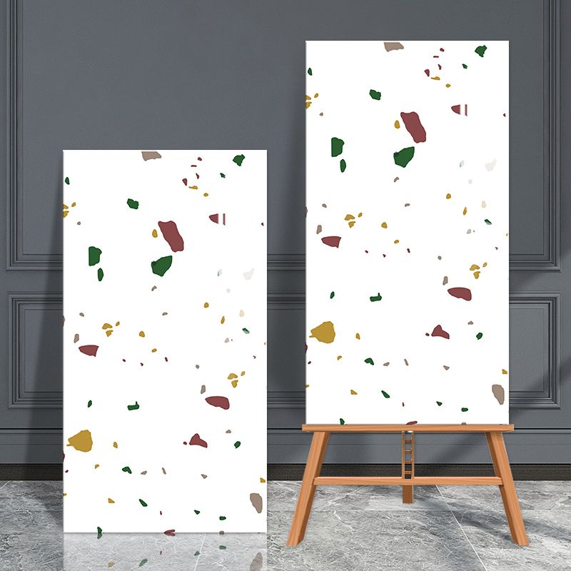 Contemporary Wallpaper Modern Style Bathroom Wallpaper with Rectangle Shape