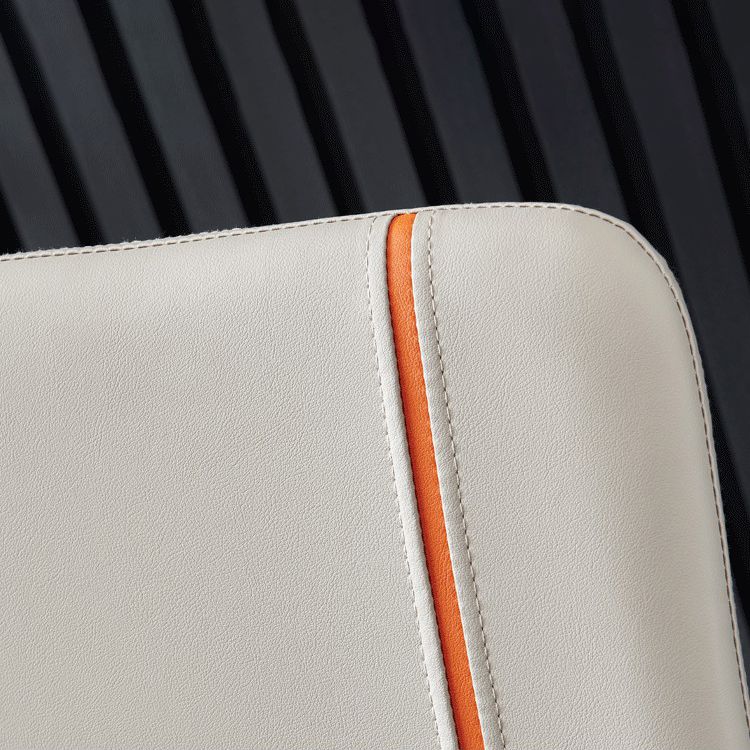 Parsons de finition mate de chaise latérale en cuir d'unité centrale d'hôtel contemporain dinant des chaises