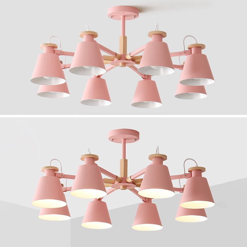 Modern Sputnik Design a filo a sfioramento del soffitto Lampade a filo a filo in metallo Luce del soffitto per camera da letto e sala da pranzo