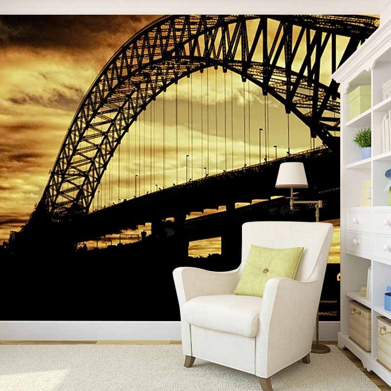 Mural Wallpaper Urban Transportation Photography Decorative Bedroom Wall Mural