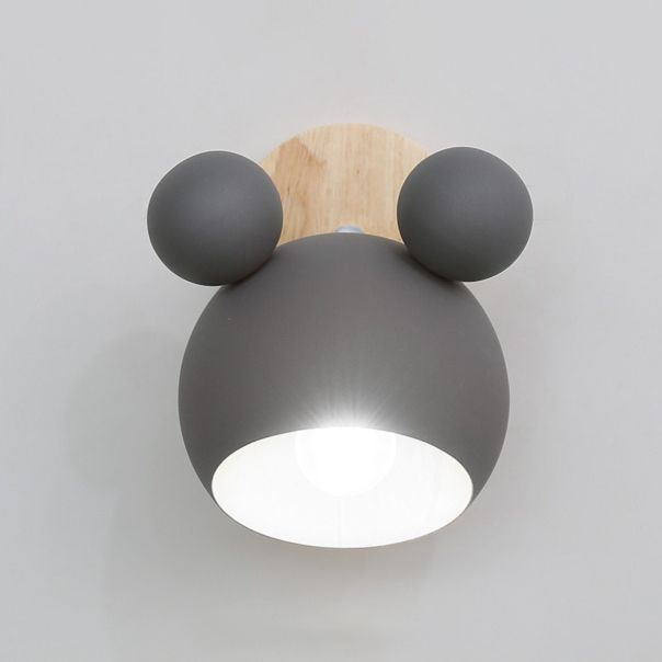 Modern Macron Wall Sponce One-Bulb Panda Wall Lights Lightsing para niños