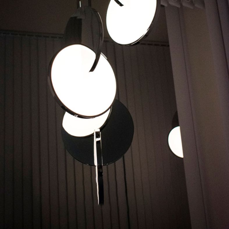 1-Light LED Thin Contemporary Hanging Lamp Kit Metal Pendant Light for Dining Room