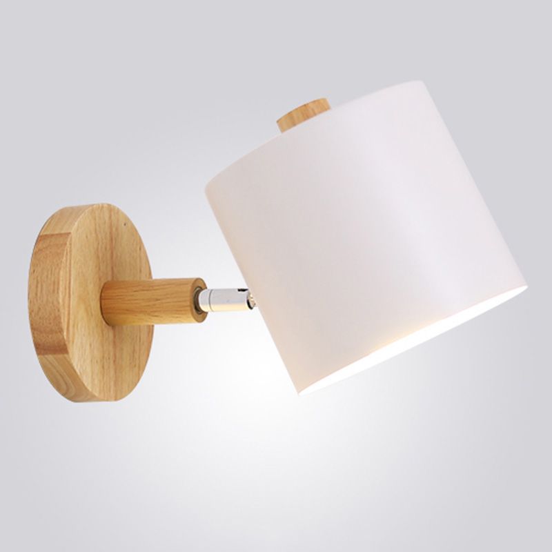 Small Rotating Reading Wall Light Nordic Metal 1 Head Living Room Wall Lamp Fixture