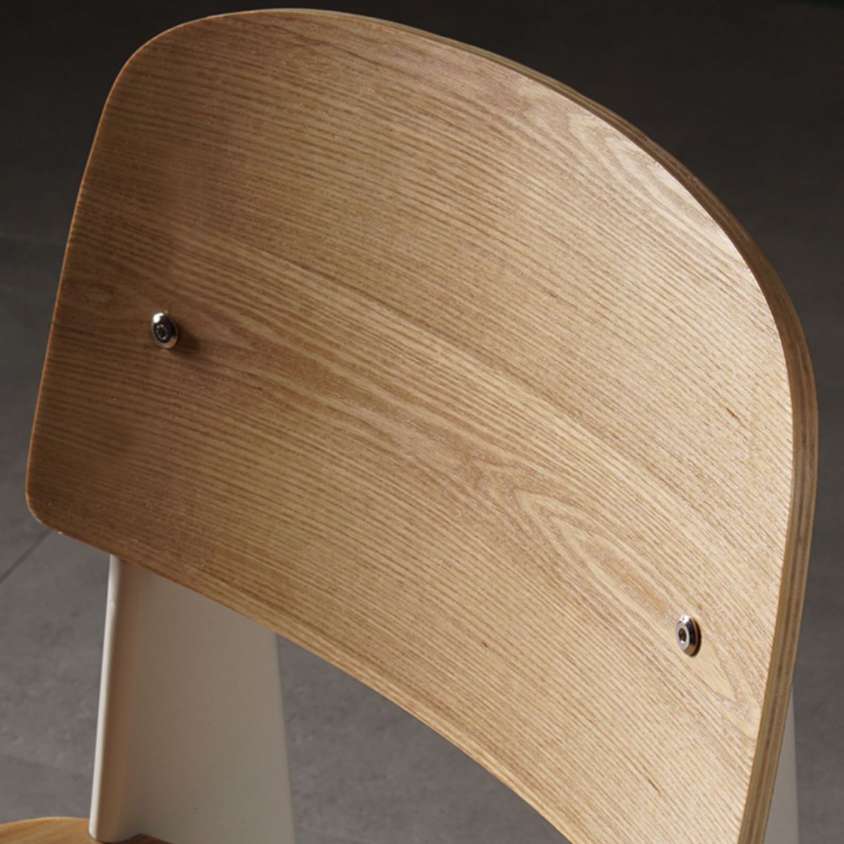 Industriële stijl metalen benen eetkamerstoelen open achterste zijkant voor thuis