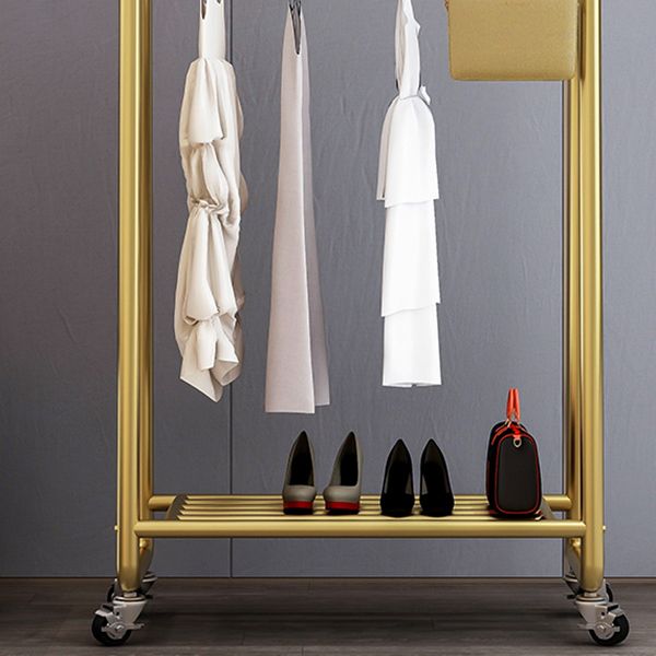 Industrial Style Coat Rack Metallic Free Standing Hooks Design Coat Rack