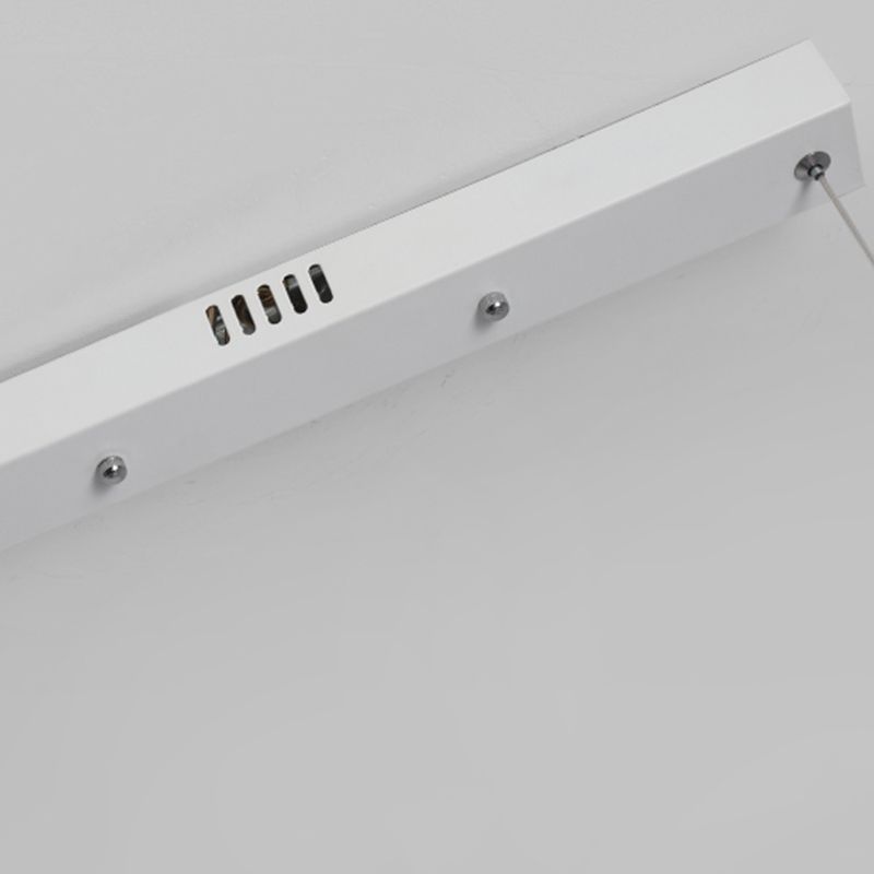 Modern Led Island Licht armatuur rechthoekige vorm hanglampje voor huis eetkamer